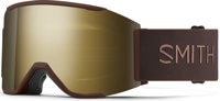 Smith Squad Mag ChromaPop Goggles + Bonus Lens - sepia luxe/sun black gold mirror + storm blue sensor mirror