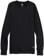 Burton Women's Midweight Base Layer Crewneck Shirt - true black