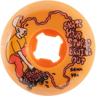 Slime Balls Stupid Brains Speed Balls Skateboard Wheels - orange (99a) - view large