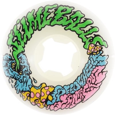 Slime Balls Vomit Mini II Skateboard Wheels - white/green (97a) - view large