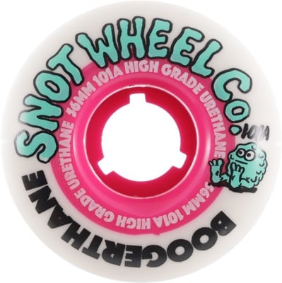 Snot Boogerthane Team Skateboard Wheels - white/pink (101a) - view large