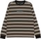 Welcome Surf Stripe Yarn-Dyed L/S T-Shirt - prune