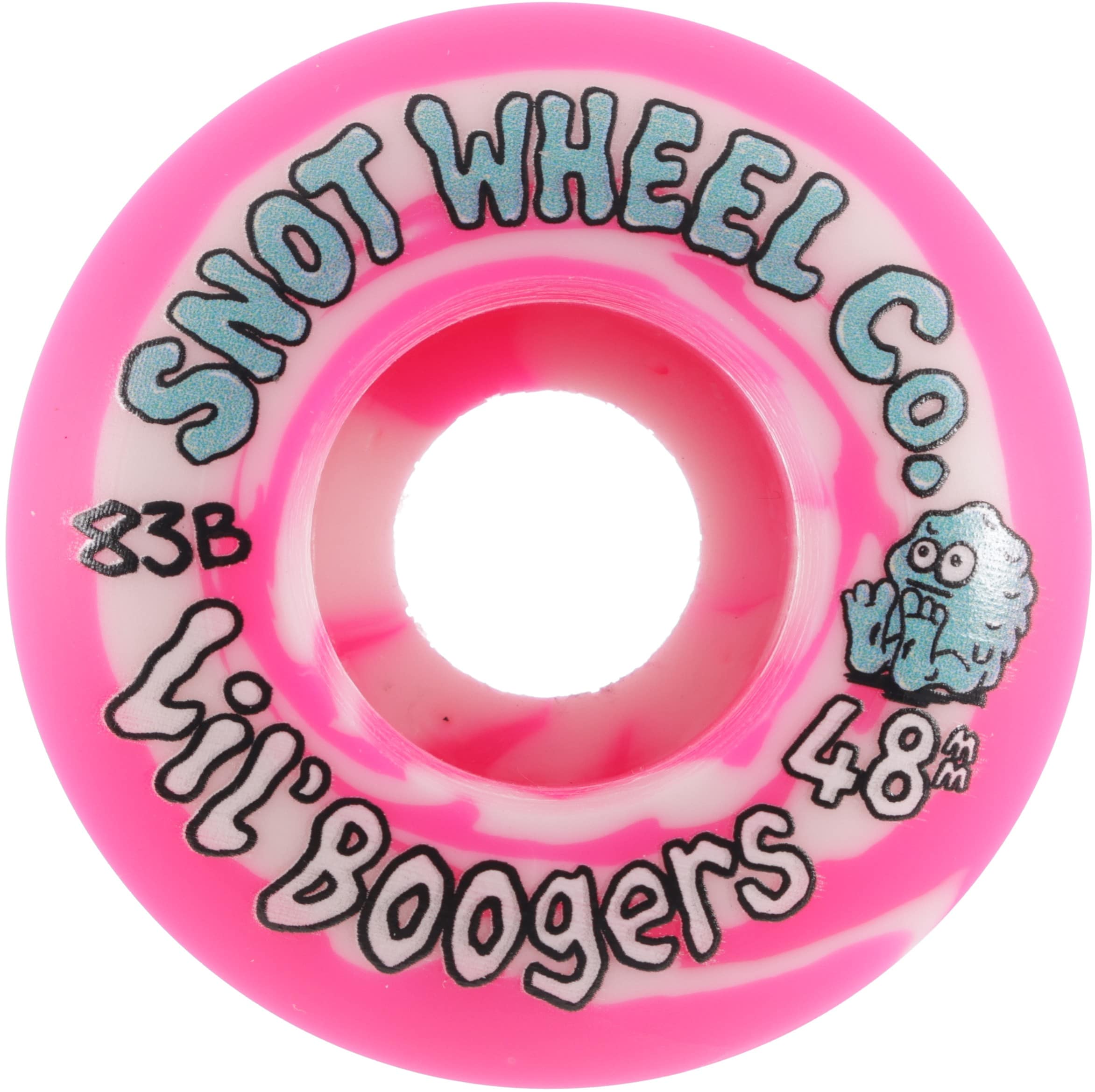 Snot Lil' Booger Swirls Conical Skateboard Wheels pink swirl (83b