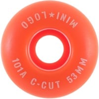 Mini Logo C-Cut Skateboard Wheels - orange 2 (101a)