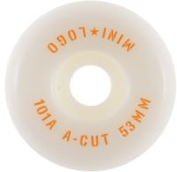 Mini Logo A-Cut Skateboard Wheels - white 2 (101a)