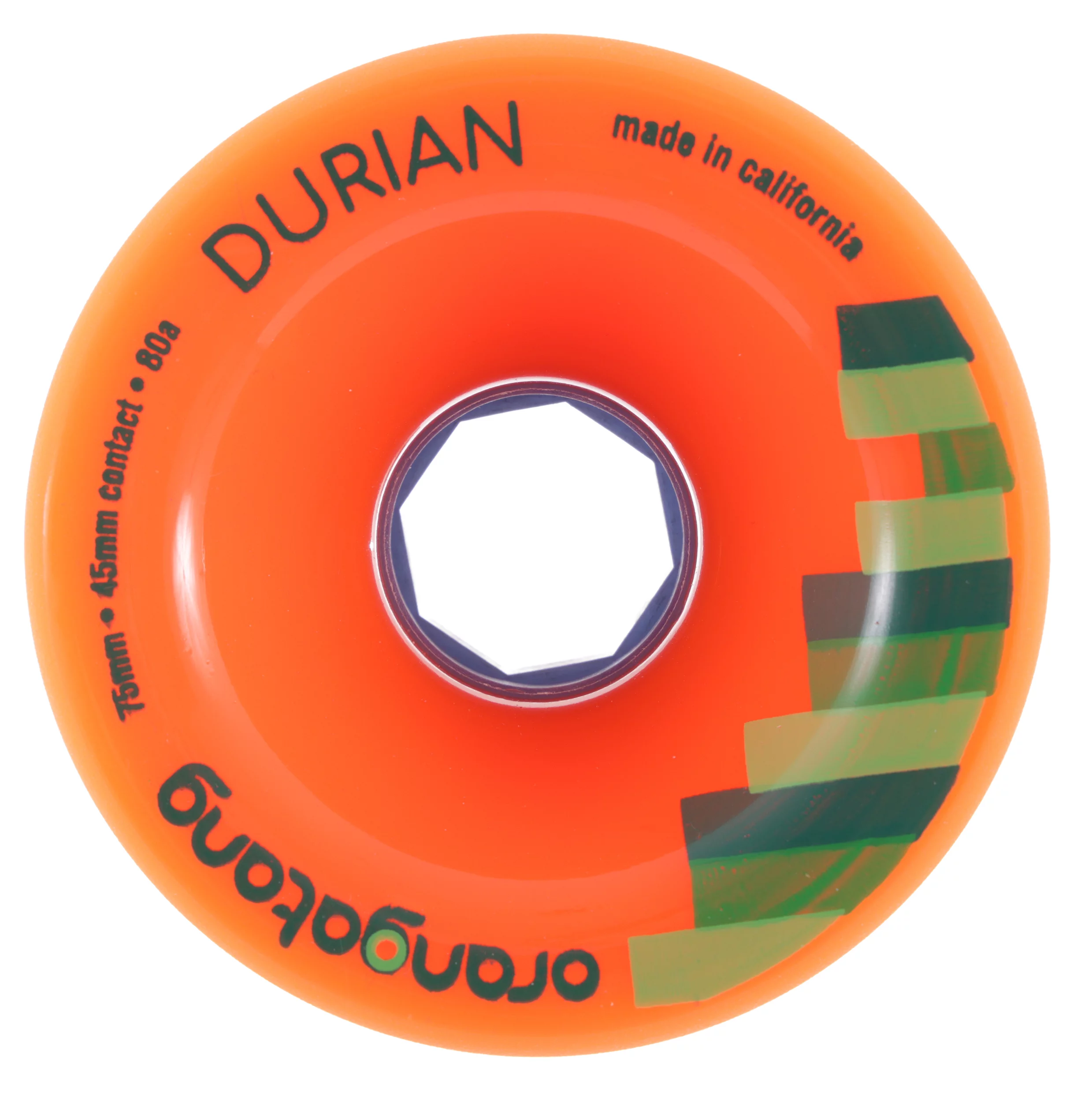 Orangatang Durian Freeride Longboard Wheels - orange (80a) | Tactics