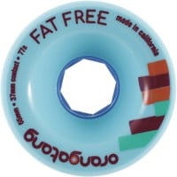 Orangatang Fat Free Freeride Longboard Wheels - blue (77a)