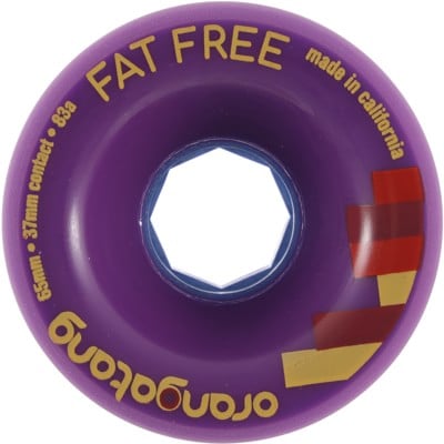 Orangatang Fat Free Freeride Longboard Wheels - purple (83a) - view large