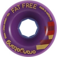 Orangatang Fat Free Freeride Longboard Wheels - purple (83a)