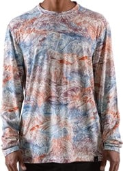 Jones Recycled Long Sleeve Tech Tee - mountain ombre