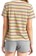 Brixton Women's Hilt II Linen T-Shirt - dove - reverse