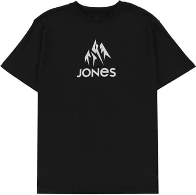 Jones Truckee Frontside Print Organic T-Shirt - black - view large