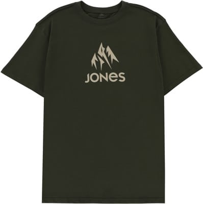 Jones Truckee Frontside Print Organic T-Shirt - pine green - view large