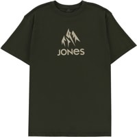 Jones Truckee Frontside Print Organic T-Shirt - pine green