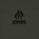 Jones Truckee Organic Hoodie - pine green - front detail