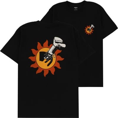 Obey Higher Than The Sun Organic Superior T-Shirt - black - view large