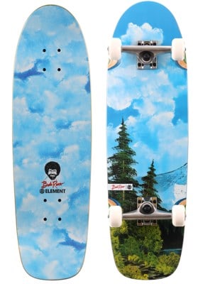 Element Bob Ross Happy Clouds 8.875 Complete Cruiser Skateboard - view large