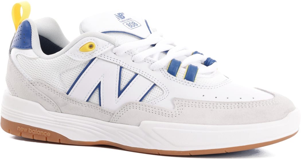 New Balance Numeric 808 Skate Shoes - white/royal - Free Shipping | Tactics