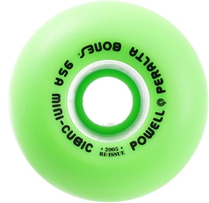 Powell Peralta Mini-Cubic Skateboard Wheels - green (95a) - view large