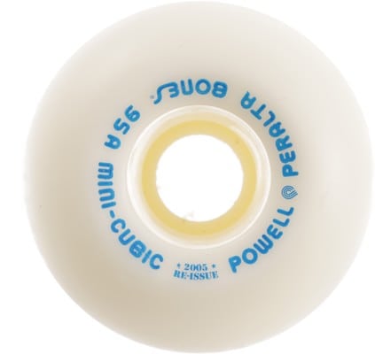 Powell Peralta Mini-Cubic Skateboard Wheels - white (95a) - view large