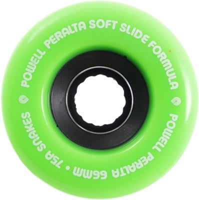 Powell Peralta Snakes Cruiser Skateboard Wheels - green v2 66 (75a) - view large