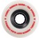 Powell Peralta Snakes Cruiser Skateboard Wheels - white v2 66 (75a)