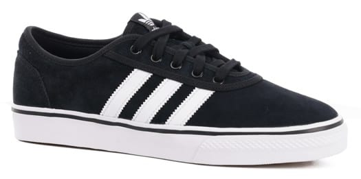 Adidas Adi Ease Skate Shoes - core black/footwear white/footwear white - view large