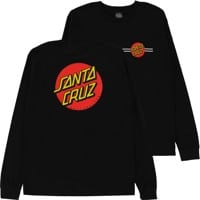 Santa Cruz Classic Dot L/S T-Shirt - black