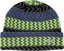 Autumn Chevron Beanie - highlighter