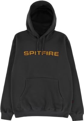 Spitfire Classic 87' Embroidered Hoodie - charcoal/red/gold - view large