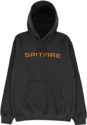 Spitfire Classic 87' Embroidered Hoodie - charcoal/red/gold