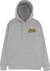 Skate Mental Script Chennille Hoodie - heather grey