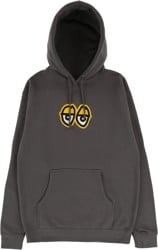 Krooked Eyes LG Hoodie - charcoal/yellow
