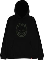 Spitfire Bighead Hoodie - black/olive print