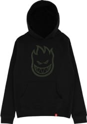 Spitfire Kids Bighead Hoodie - black/olive