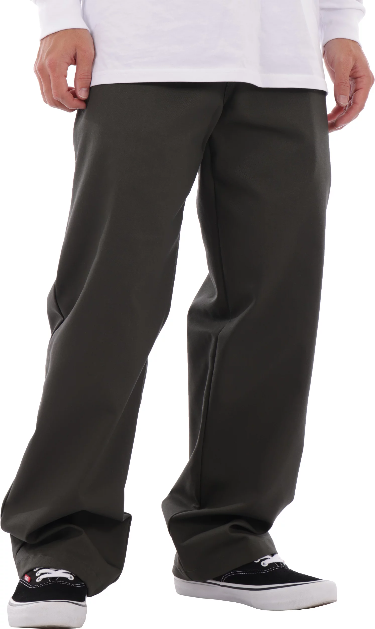 Dickies Jamie Foy Loose Straight Fit Pants - olive green