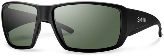 Smith Guide's Choice Polarized Sunglasses - matte black/chromapop gray green polarized lens - view large