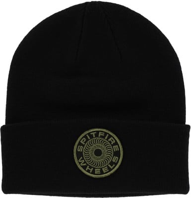 Spitfire Classic 87' Swirl Patch Beanie - black/olive - view large