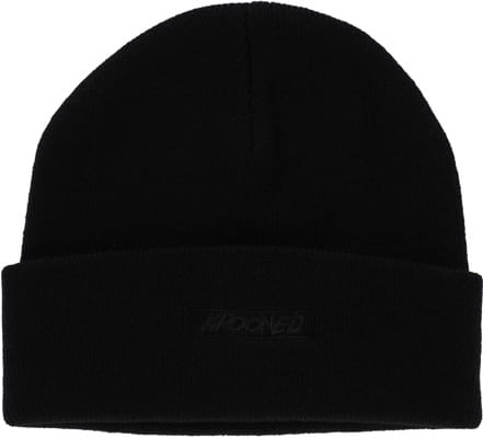 Krooked Moonsmile Script Beanie - black/black - view large