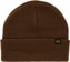 Krooked Eyes Clip Beanie - brown/yellow