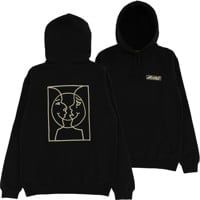 Krooked Moonsmile Raw Hoodie - black/cream