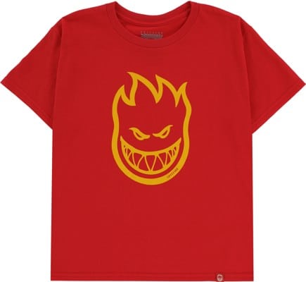 Spitfire Kids Bighead T-Shirt - red/gold - view large