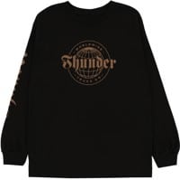 Thunder Worldwide Script Sleeve L/S T-Shirt - black/tan