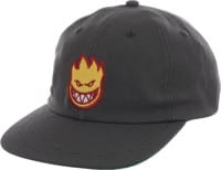 Spitfire Lil Bighead Fill Strapback Hat - charcoal/red/gold