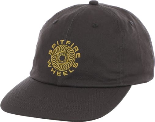 Spitfire Classic 87' Swirl Strapback Hat - charcoal/gold - view large