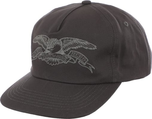 Anti-Hero Basic Eagle Snapback Hat - charcoal/grey - view large