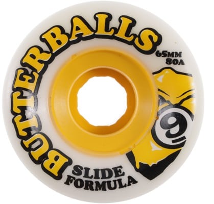 Sector 9 Butter Balls Slide Formula Longboard Wheels - white 65 (80a) - view large