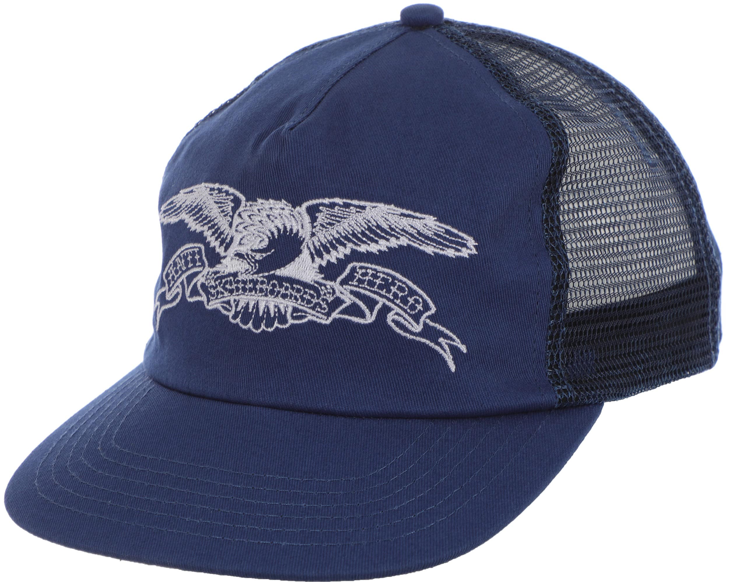 AntiHero Basic Eagle Trucker Hat blue/white Tactics