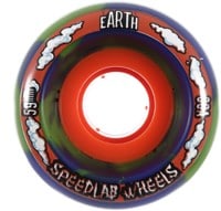 Speedlab Globes Cruiser Skateboard Wheels - blue/green swirl (80a)