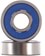 Bones Bearings Super Swiss 6 Skateboard Bearings - blue